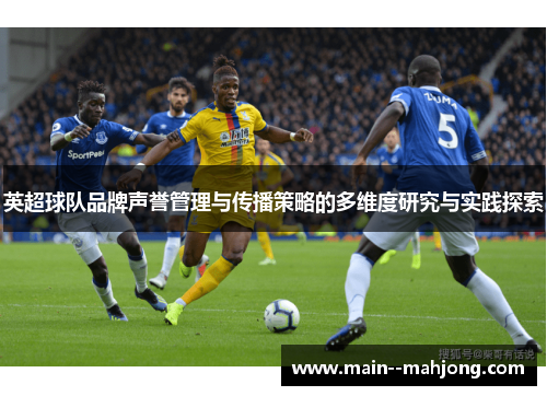 英超球队品牌声誉管理与传播策略的多维度研究与实践探索